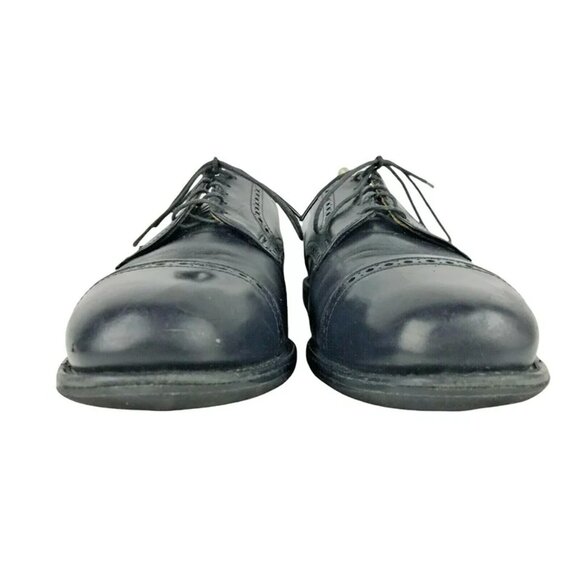 Allen Edmonds Mens Black Leather Lace Up Wingtip Brogue Dress Shoes Size US 10 D - Picture 3 of 9